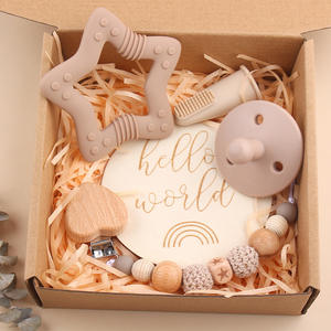 थीसोन 5 पीसी यूनिसेक्स नरम सिलिकॉन बेबी टूथब्रश शांतिफायर चेन क्लिप टेथर्स सेट बीपीए मुक्त थोक कस्टम - Product Image 2