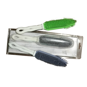 <b>Pet</b> <b>Brush</b> Creative Silicone Long Handle Cleaning Bathtub <b>Brush</b> For Dog Convenient Grooming Tool - Product Image 4