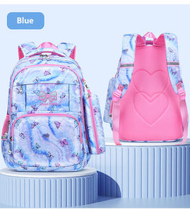 2024 nouvelle arrivée mode enfants sac à dos pour les filles étanche à l'<span class=keywords><strong>eau</strong></span> imprimé floral couleur arc-en-ciel pour les adolescentes retour à l'école étudiant - Product Image 4