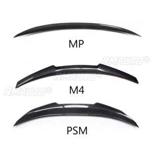 Aileron de toit style M4 MP PSM en fibre de carbone pour BMW Série 3 E92 2006-2014 320i 325i, kit d'aileron de coffre - Product Image 5