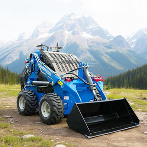 Chargeuse compacte S460 robuste avec pelle rétrocaveuse, moteur PLC, pompe à essence/diesel haute efficacité pour le nettoyage des chantiers - Product Image 2