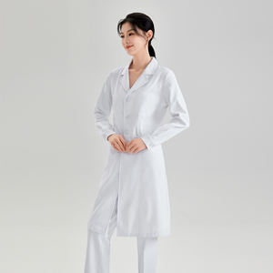 Белое пальто для женщин, врач с длинными рукавами, лабораторная химия, медицина, специальная рабочая одежда для медсестер по индивидуальному заказу - Product Image 6