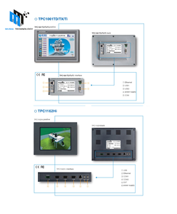 Marca nueva Original MCGS 7 pulgadas HMI pantalla táctil RS232 RS45 interfaz de máquina humana TPC7062TI para Control de la industria - Product Image 4