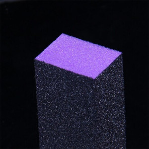 Chất lượng cao Nail đệm khối 3 cách đệm màu đen tím - Product Image 5