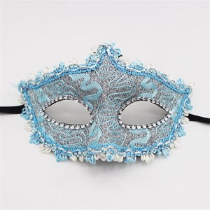 ハロウィンマスクハイエンドダンスパーティーハーフフェイスマスク新作プラスチックレトロゾロアイマスクメイクコスチューム - Product Image 2