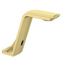 Robinet de lavabo intelligent à induction infrarouge tout en cuivre, à montage sur plan, style moderne et épuré, monocommande, économie d'eau