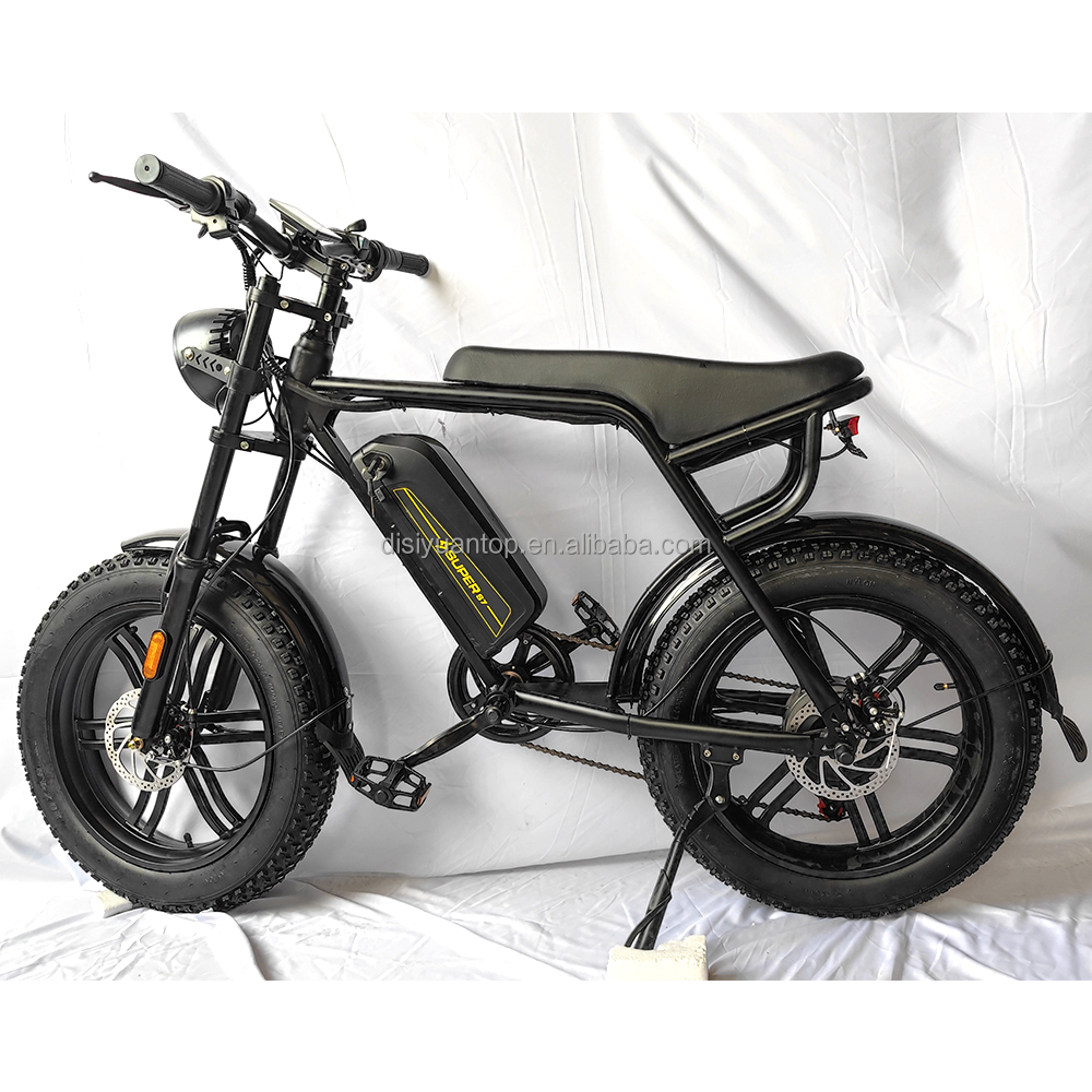安いフルサスペンションレトロヴィンテージEバイクEbikeダート