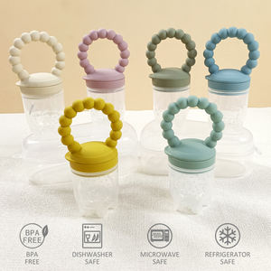 Dispositif de mastication pour bébé en silicone de qualité alimentaire, matériau résistant à la chaleur, nourrisseur de légumes et de fruits pour nouveau-né - Product Image 1