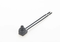 Interrupteur à bouton-poussoir métallique étanche IP65 SPST 12V 250V 3A à verrouillage automatique marche/arrêt avec voyant LED pour moto et voiture WB-107S