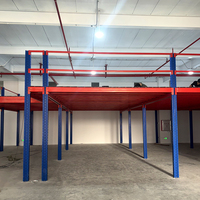 Plateforme de mezzanine industrielle pour entrepôt, système de rayonnage en acier à charge lourde, OEM ODM pour grands centres logistiques en Asie du Sud-Est