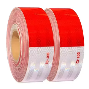 เทปสะท้อนแสงความเข้มสูง DOT-C2 สติ๊กเกอร์เตือนความปลอดภัยสำหรับรถบรรทุก - Product Image 5