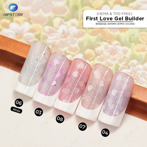 High Quality Builder <b>Nail</b> Gel Love Glitter Builder <b>Nail</b> Gel Heart Sequins UV <b>Nail</b> <b>Extension</b> Gel <b>Nail</b> Art for Baby Boomer - Product Image 2