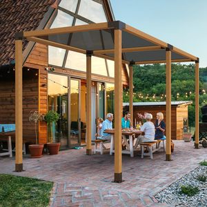 Kit de support de <span class=keywords><strong>pergola</strong></span>, kit de <span class=keywords><strong>pergola</strong></span>, colonne d'angle à 3 voies, base de colonne, poutre en <span class=keywords><strong>bois</strong></span>, kit de cadre en <span class=keywords><strong>bois</strong></span> surélevé, kit de <span class=keywords><strong>pergola</strong></span>/abri de jardin - Product Image 6