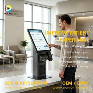 Kiosco <span class=keywords><strong>de</strong></span> Registro <span class=keywords><strong>de</strong></span> Pacientes en Hospitales, con Pago por Tarjeta <span class=keywords><strong>de</strong></span> Crédito, QR y Cheque, para Seguro <span class=keywords><strong>de</strong></span> Salud - Product Image 1