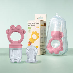 Grignoteuse d'aliments frais bébé sucettes mangeoire enfants mangeoire de fruits mamelons alimentation mamelon mangeoire de fruits sucette - Product Image 4