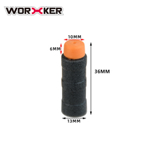 Worker Toy Gen 3 + Bamboo Stefan Dardos cortos Nodos de media longitud Prensa de calor Dardo Balas de espuma EVA para Nerf Worker Modify Blaster