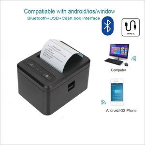 Impresora Térmica de Escritorio de 80MM de Bajo Ruido, Funcionamiento Silencioso para Bibliotecas, Cafeterías y Áreas de Recepción - Product Image 3