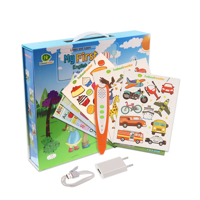 Children's Multi-function Point Reading Learning Book Audio Toy Muslim Kid Toy Pen