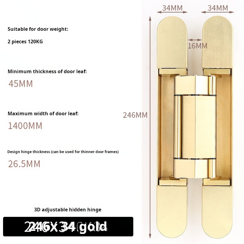 Gold [246*34] 3D hinge