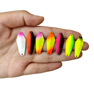 NewBility - Señuelos de Pesca Nocturna de Metal de 3.5 g, Señuelos Artificiales de Aleación de Zinc con Forma de Sanguijuela y Anzuelo Triple - Product Image 1