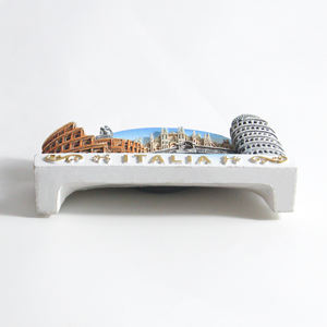 <span class=keywords><strong>Milano</strong></span> italia magnete frigo 3D in resina città Souvenir turistico adesivo magnetico Craft Milan Italy frigo magnete collezione - Product Image 4