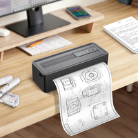 Imprimante thermique portable NETUM pour ScanPrint (Android/iOS) Batterie 2600 mAh Autonomie 35H Autonomie en veille 50KM Autonomie de déplacement Papier A4