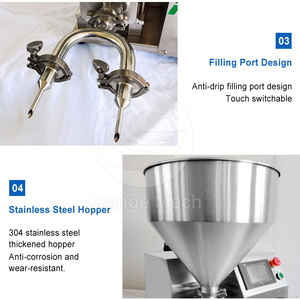 Orme Hướng dẫn sử dụng Croissant sô cô la Donut Kem depositor phun bánh dán tiêm và điền vào máy - Product Image 5