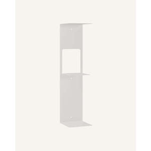 Étagère murale verticale en métal Finn, acier thermolaqué mat, style industriel moderne, pour salon, bureau, rangement mural - Product Image 6