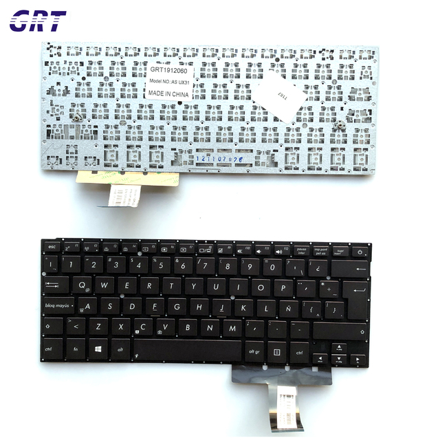 New Laptop Keyboard for ASUS Notebook Keyboard UX31 UX31A UX31E UX31L UX31LA SP Black Keyboard Spanish Layout Teclado