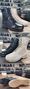HY,Cushioning Thick EVA+rubber Sole <strong>Tactical</strong> <strong>Boots</strong> Popular in <strong>USA</strong> Classic Anti-tear Suede Leather Combat <strong>Boots</strong> with Zip HSM074 - Product Image 5