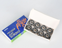 Roulements de Skateboard Hybrides en Céramique 608, Vente en Gros Usine, 8*22*7mm ABEC9 Haute Vitesse pour Skateboard et Patins à Roues Alignées, Emballage Personnalisé