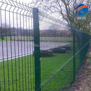 รั้วตาข่ายแบบเชื่อม3D รั้วแบบจุ่มร้อนเคลือบด้วยสังกะสีและเคลือบด้วยผงโครง3D - Product Image 3