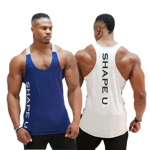 Custom Basketball Running Muscle Sleeveless Tank Top Tee Shirt Gym Singlet Pour Homme Weightlifting Marathon Singlets For Men