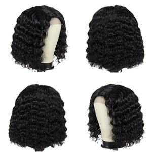 วิกผมหน้าผากแบบผูกเชือก สำหรับ<span class=keywords><strong>ผู้หญิง</strong></span> <span class=keywords><strong>ผม</strong></span>หยิก<span class=keywords><strong>สั้น</strong></span>แบบแอฟโฟร ฟูเป็นธรรมชาติ สีดำ ช่วยให้ผิวดูสว่างขึ้น ขายส่ง - Product Image 5