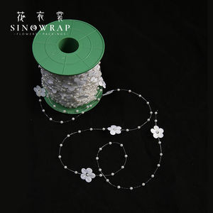 Chaîne <span class=keywords><strong>de</strong></span> perles en plastique en forme <span class=keywords><strong>de</strong></span> fleur <span class=keywords><strong>de</strong></span> prunier pour Noël 2025 – Grande Vente - Product Image 2