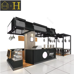Hợp thời trang thực phẩm <span class=keywords><strong>kiosk</strong></span> hiện đại bằng gỗ cà phê Showcase trung tâm mua sắm cà phê <span class=keywords><strong>kiosk</strong></span> thiết kế để bán - Product Image 2