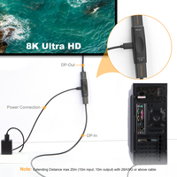 Adaptateur de haute qualité DP femelle vers DP femelle, convertisseur vidéo