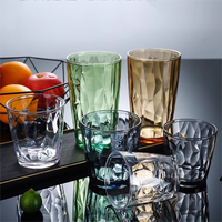 Vente en gros de gobelets en acrylique PC de qualité supérieure, incassables, colorés, de 200 ml, 300 ml et 500 ml, résistants aux hautes températures