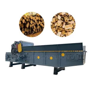 Broyeur de bois à tambour horizontal, machine de coupe de bois pour branche d'arbre, équipement de broyeur de bois à tambour horizontal pour centrale de biomasse