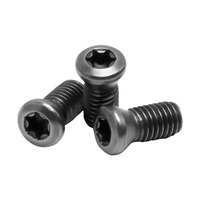 M1.6 M1.8 M2 M2.2 M2.5 Torx Bolt Replacement Insert Screw Steel Torx Screws for Holder Zinc Plated Black Oxide Finish 3.5mm ISO