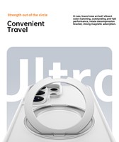Funda Magnética para Teléfono Móvil con Anillo de Soporte, Resistente a Impactos, Translúcida, con Acabado Mate Similar a la Piel, para Samsung S26 Ultra/S26