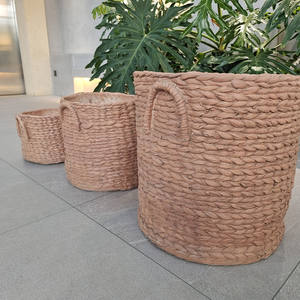 Eleganti Vasi per Fiori in Fibra <span class=keywords><strong>di</strong></span> <span class=keywords><strong>Argilla</strong></span>, Grandi, Leggeri e Resistenti, per Interni/Esterni, Finitura Verniciata, Ecologici con Foro <span class=keywords><strong>di</strong></span> Drenaggio - Product Image 3