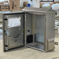 Boîtier de jonction extérieur étanche personnalisé IP66 en acier inoxydable pour compteur électrique et armoire de commande