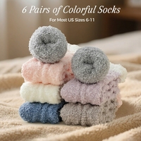 Chaussettes de sommeil populaires en polaire corail pour l'hiver, épaisses, chaudes et antidérapantes, un incontournable pour les sols de la maison