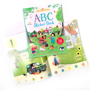 Adesivo personalizzato per bambini adesivi riutilizzabili per libri produttore di libri adesivi per bambini - Product Image 1