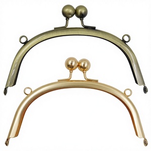 Nouveau Cadre de Sac à Main Thème Marin Meetee XP340 16.5cm*7.8cm, Surface Courbe Lisse, Ajustement Délicat, en Fer - Product Image 1