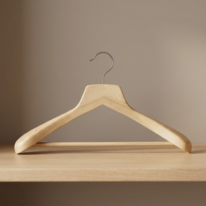 Best Selling B.S. International Luxury <b>Wooden</b> Hanger Eco-Friendly Customized Size Single Tier Vintage Wardrobe Bag Bathroom - Product Image 3