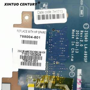 HP 240 G314-Rラップトップマザーボードの場合ZS040 LA-A995P N2840 788004-501 788004-001 788004-601マザーボード<span class=keywords><strong>DDR3</strong></span> 100% テスト作業 - Product Image 5
