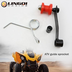 LINGQI RACING 摩托车零配件 红色铁制链条张紧器 适用于越野摩托车配件 耐用链条导轮 - Product Image 3