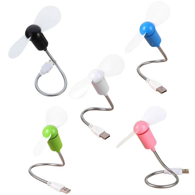 Portable Mini Fan USB Fan Cooling Fan Cooler for Laptop Desktop PC Computer Portable Low Noise and Low Power Consumption